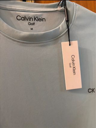 T-shirt Calvin Klein Golf Azzurro Taglia M
