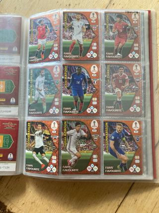 Álbum Cromos Panini Mundial Rusia 2018+ repetidos