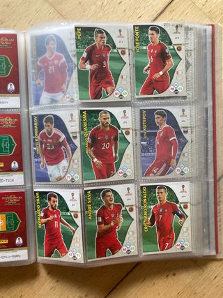Álbum Cromos Panini Mundial Rusia 2018+ repetidos