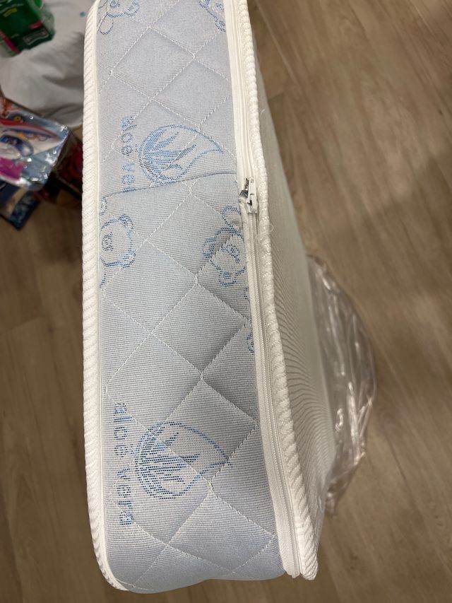 Colchón Cuna Aloe Vera anti ahogamiento 115x60x15