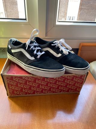 Zapatillas  Vans Mujer Negras Talla 40