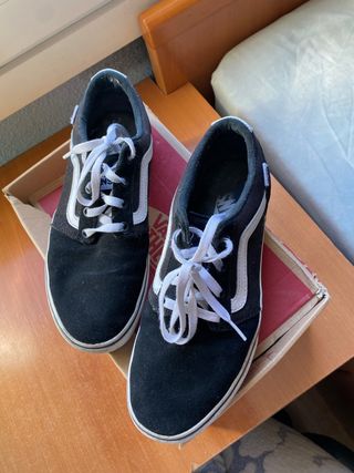 Zapatillas  Vans Mujer Negras Talla 40