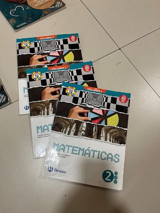 libros texto 2 ESO ANAYA y Bruño