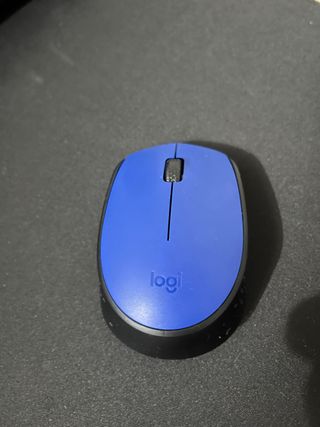 Ratón Logitech Azul y Negro