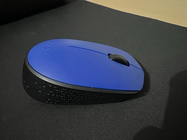 Ratón Logitech Azul y Negro