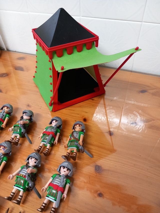 Playmobil 8 Romanos Asterix con Tienda