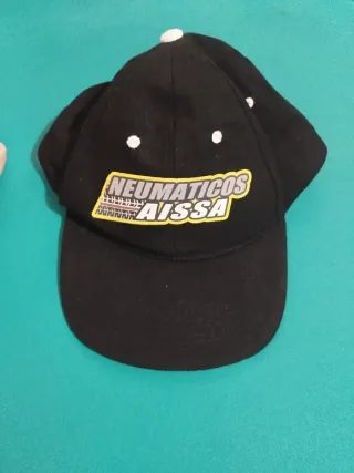 Gorra negra visera plana talla M