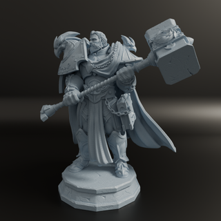 Uther Lightbringer - Figura Resina - 75mm - WOW