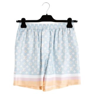 Bañador Louis Vuitton Monogram Azul y Beige