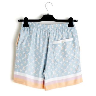Bañador Louis Vuitton Monogram Azul y Beige