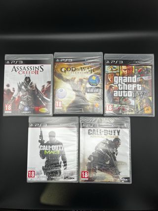 Lote 5 Juegos PS3 Precintados