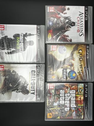 Lote 5 Juegos PS3 Precintados