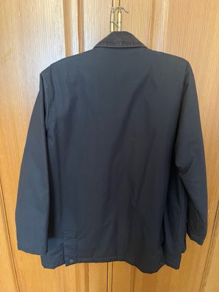 Chaqueta Calendou estilo Barbour azul