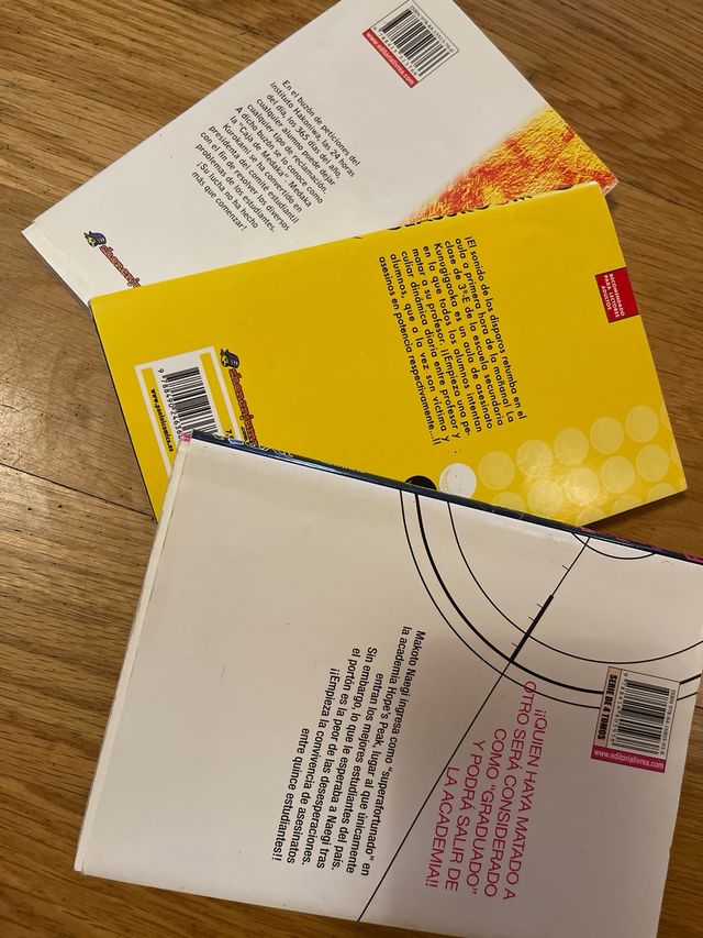 pack 3 títulos manga temática: “academias”