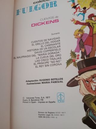 Cuentos Dickens Colección Fulgor 1977