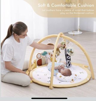 Alfombra de juego para bebé con piano