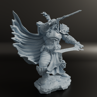 Varian  Wrynn - Figura Resina - 75mm - WOW