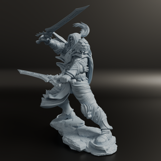 Varian  Wrynn - Figura Resina - 75mm - WOW