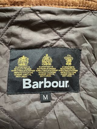 Chaqueta Barbour Liddesdale Cuero Marrón