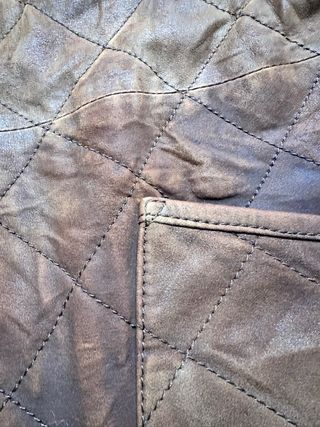 Chaqueta Barbour Liddesdale Cuero Marrón