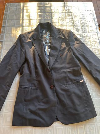 Giacca Zuelements Uomo Nera/Grigia