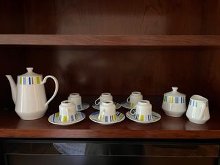 Juego de café de porcelana