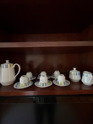 Juego de café de porcelana