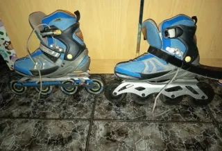Patines en línea 4 ruedas.