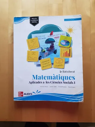 Matemàtiques Aplicades 1r batxillerat