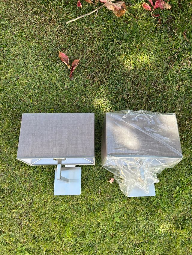 2 Apliques de tela y metal sin estrenar