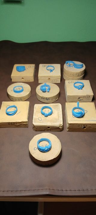 Stampi in gomma per gioielli