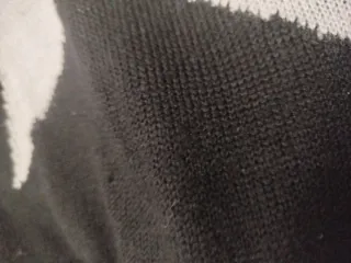 ✨ Jersey negro con estrella plateada – Oversize –