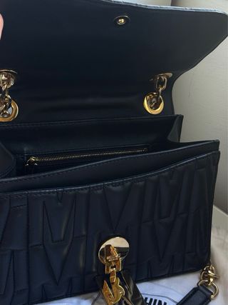 Bolso Moschino Negro y Dorado