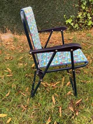 Silla plegable infantil con estampado