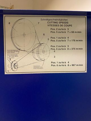 Sierra de cinta Elektra Beckum BAS 505 G