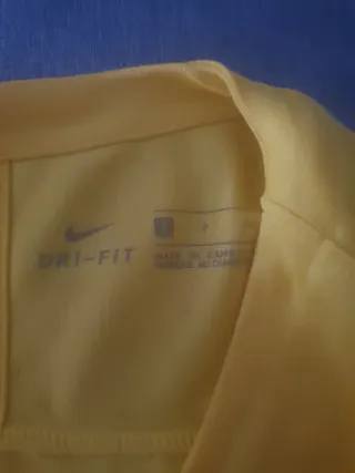 Camiseta térmica Nike amarilla talla S adulto
