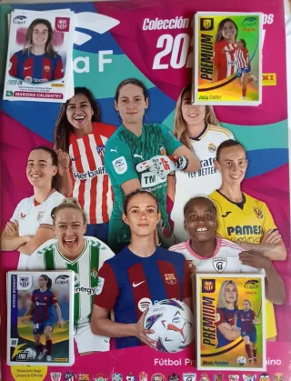  Álbum Liga F 2023-24 + 80 cromos