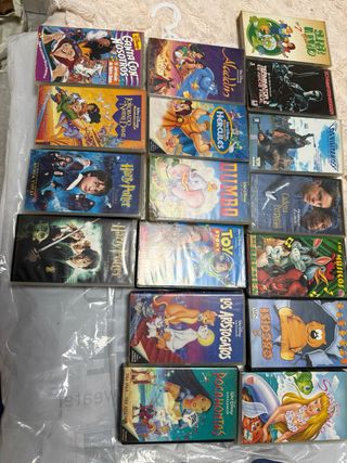 Pack 15 VHS Disney Clásicos (Español)