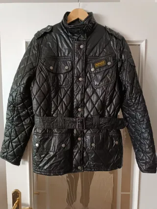 Chaqueta Barbour Motera Negra