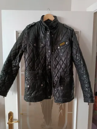 Chaqueta Barbour Motera Negra