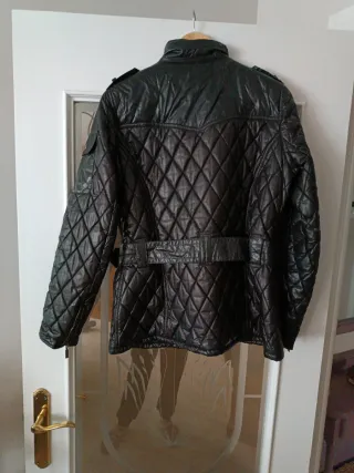 Chaqueta Barbour Motera Negra