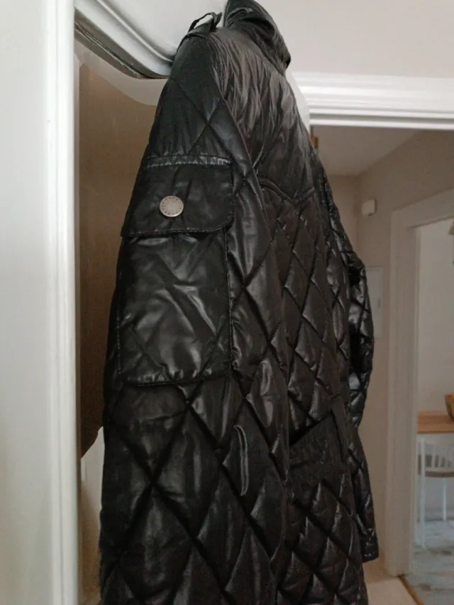 Chaqueta Barbour Motera Negra