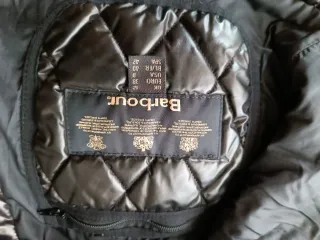 Chaqueta Barbour Motera Negra