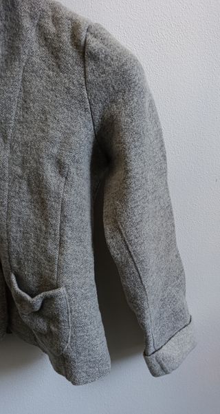 Blazer lana grigio