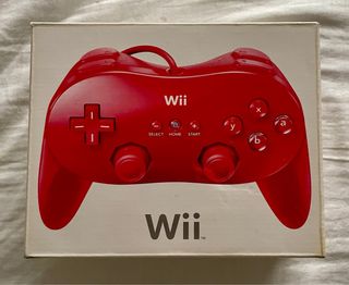 Mando  clásico Pro Wii Rojo