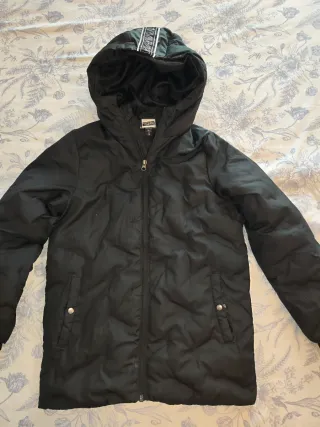 Parka negra niño Talla 10-12