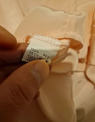 Camicetta vintage rosa pizzo