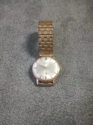 Reloj Cler Watch Suizo Vintage Chapado Oro