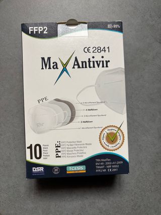 Mascherine FFP2 Max Antivir (10 pezzi)