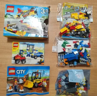 Lote Lego 60072 + 4636 + 31029